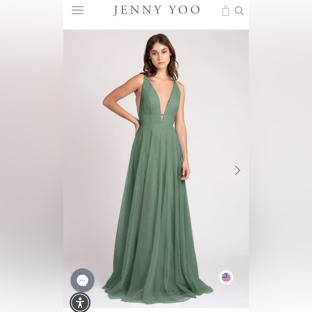 Jenny Yoo Long Bridesmaid Dress Kaelyn